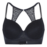 LingaDore Blue Animal navy blue padded bra