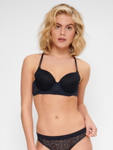 LingaDore Blue Animal navy blue padded bra