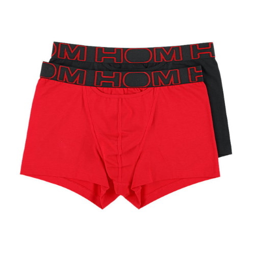 HOM Boxerlines black/red boxer short