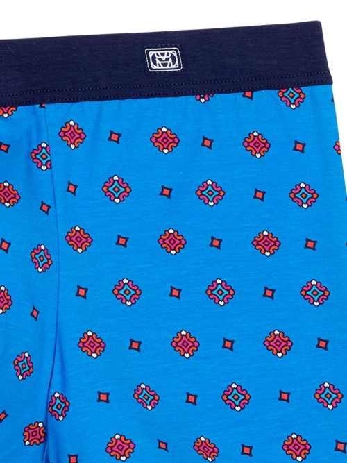 HOM Sugiton blue/print boxer short