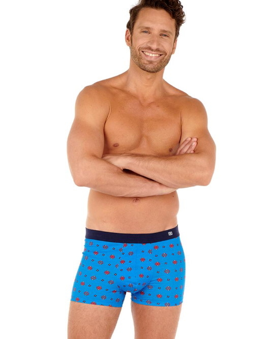 HOM Sugiton blue/print boxer short