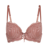 LingaDore Cedar Wood antique rose push up bra