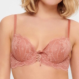 LingaDore Cedar Wood antique rose push up bra