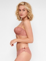 LingaDore Cedar Wood antique rose brief