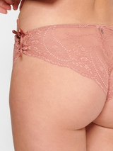 LingaDore Cedar Wood antique rose brief