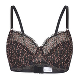 LingaDore In love with embroidery black/copper non-padded bra