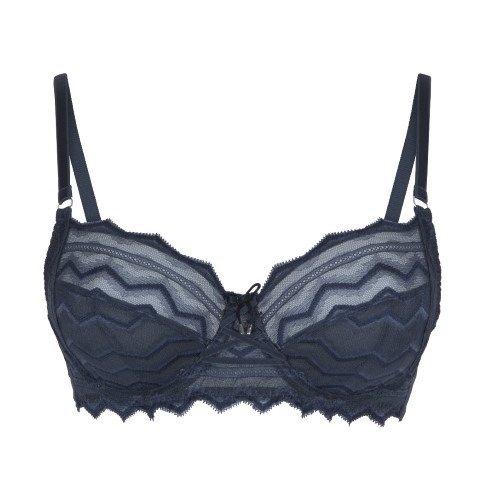 LingaDore Midnight Blue navy blue non-padded bra