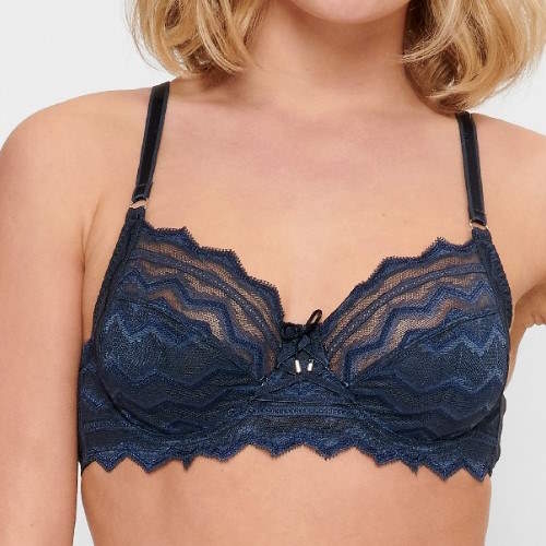LingaDore Midnight Blue navy blue non-padded bra
