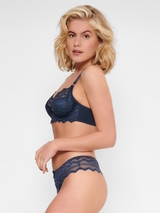 LingaDore Midnight Blue navy blue non-padded bra