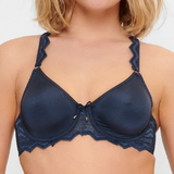 LingaDore Midnight Blue navy blue non-padded bra