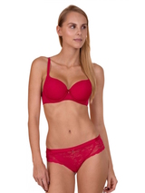 Lisca Evelyn red padded bra
