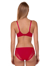 Lisca Evelyn red padded bra
