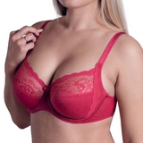 Lisca Evelyn red non-padded bra