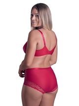 Lisca Evelyn red non-padded bra