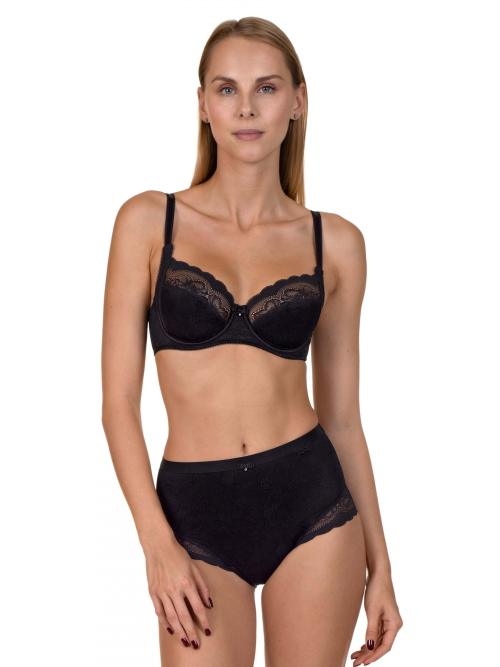 Lisca Evelyn black high waist brief