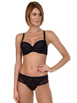 Lisca Evelyn black padded bra