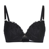 LingaDore Black Flower black push up bra