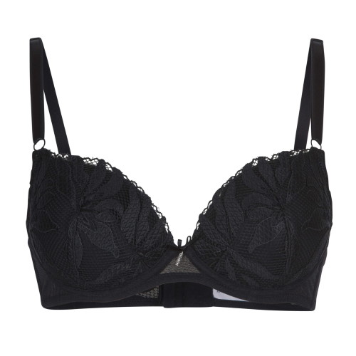 LingaDore Illusion black/grey padded bra
