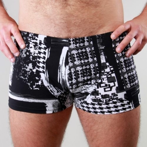 Peter Domenie 074 Riot black/white boxer short