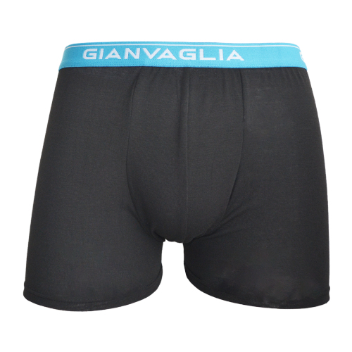 Gianvaglia Basic black/blue boxer short