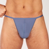 HOM Plume jeans blue men thong