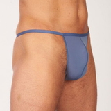 HOM Plume jeans blue men thong