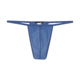 HOM Plume jeans blue men thong