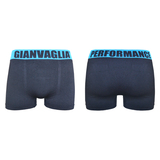 Gianvaglia Jax black/blue sport boxershort