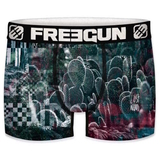 Freegun Cactussen green/print sport boxershort