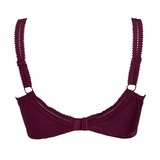 Elbrina Johanna bordeaux non-padded bra
