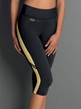 Anita Active Sport Tights 3/4 grey/yellow legging