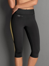 Anita Active Sport Tights 3/4 grey/yellow legging