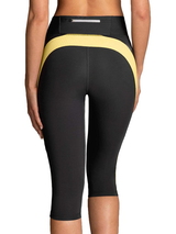 Anita Active Sport Tights 3/4 grey/yellow legging