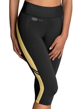 Anita Active Sport Tights 3/4 grey/yellow legging