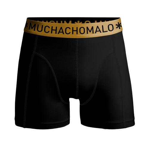 Muchachomalo Basic black/gold boxershort