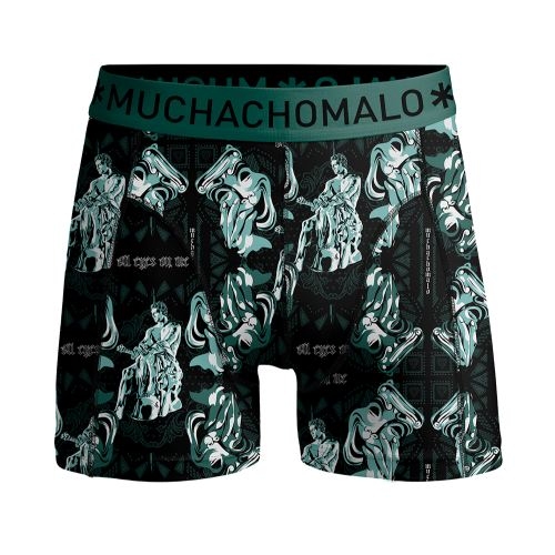 Muchachomalo Romans black/aqua boxer short