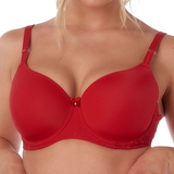 After Eden D-Cup & Up Faro red padded bra