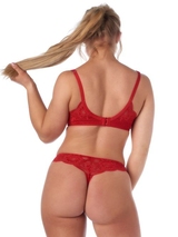 After Eden D-Cup & Up Faro red thong