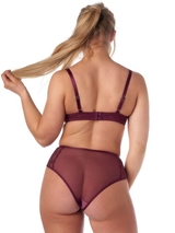 After Eden D-Cup & Up Milly magenta high waist brief