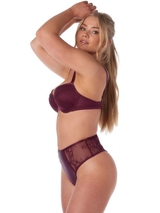After Eden D-Cup & Up Milly magenta high waist brief