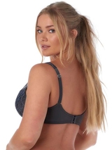 After Eden D-Cup & Up Fauve anthracite padded bra