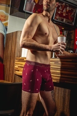 Zaccini Milkshake bordeaux boxer short