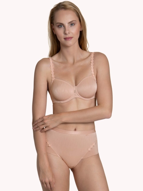 Lisca Gracia peach pink high waist brief