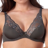 After Eden Moon dark grey non-padded bra