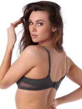After Eden Bess dark grey push up bra