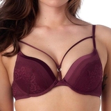 After Eden Marilyn magenta push up bra