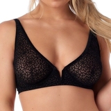 After Eden D-Cup & Up Becky black non-padded bra