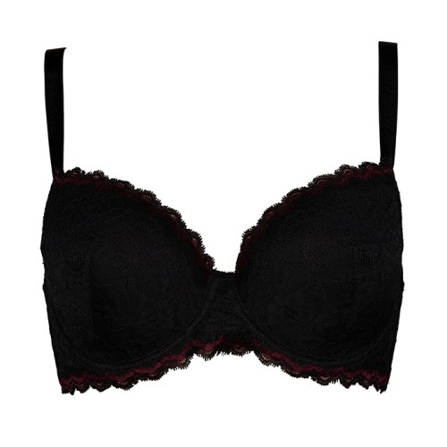 After Eden D-Cup & Up Bridget black padded bra