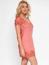 LingaDore Night Daily Satin pink nightdress