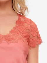 LingaDore Night Daily Satin pink nightdress